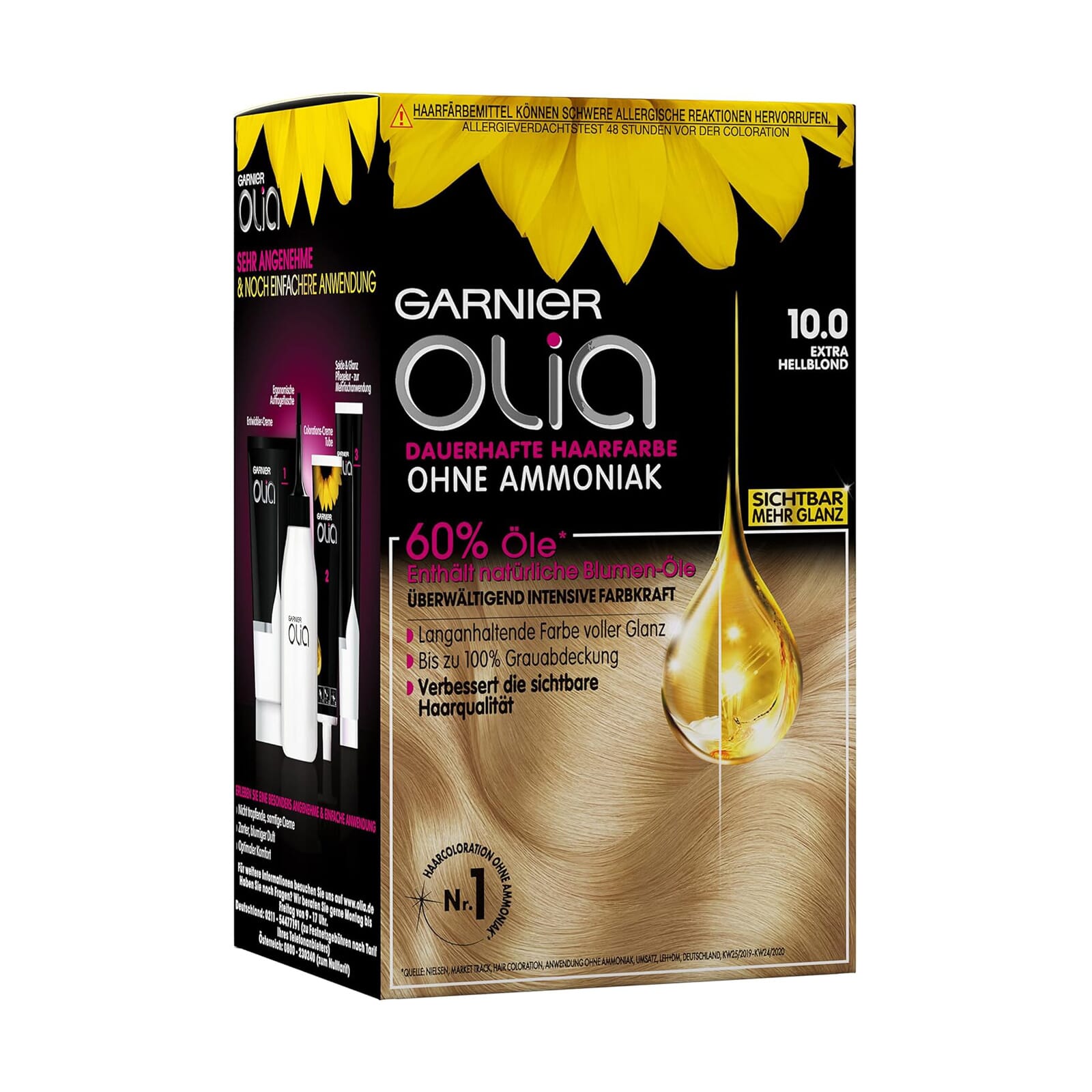 Olia Coloración Permanente #10.0 Rubio Extra Claro
