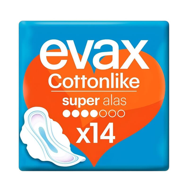 Evax Cottonlike Alas Super 14 Uds