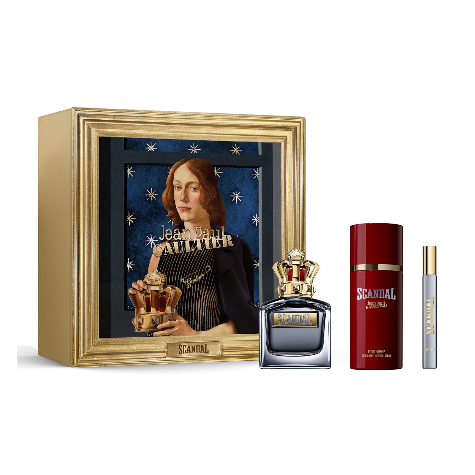 Scandal Pour Homme EDT 100 ml + EDT 10 ml + Desodorante 150 ml Lote