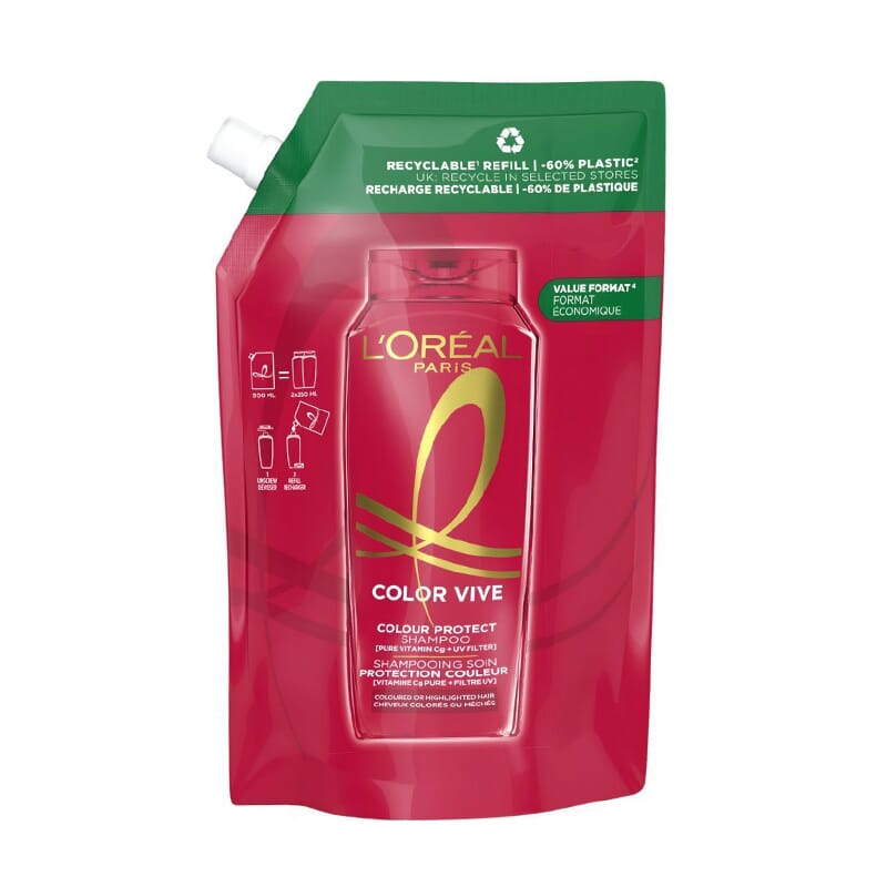 Elvive Color Vive Champú Protector Ecopack Recarga 500 ml