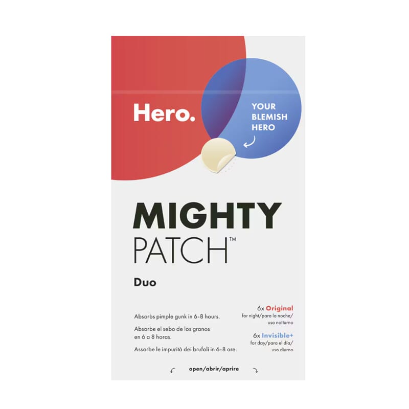 Hero Parches Anti-Acné Duo Original 6 ud + Invisible 6 ud