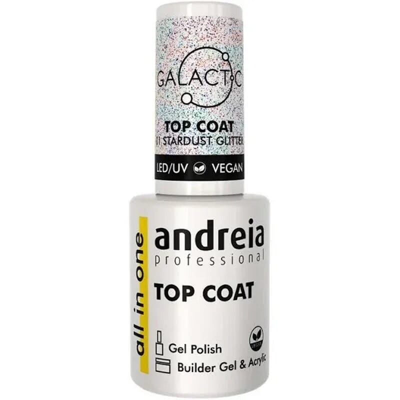Top Coat Galactic Color #01 - Stardust Glitter 10.5 ml