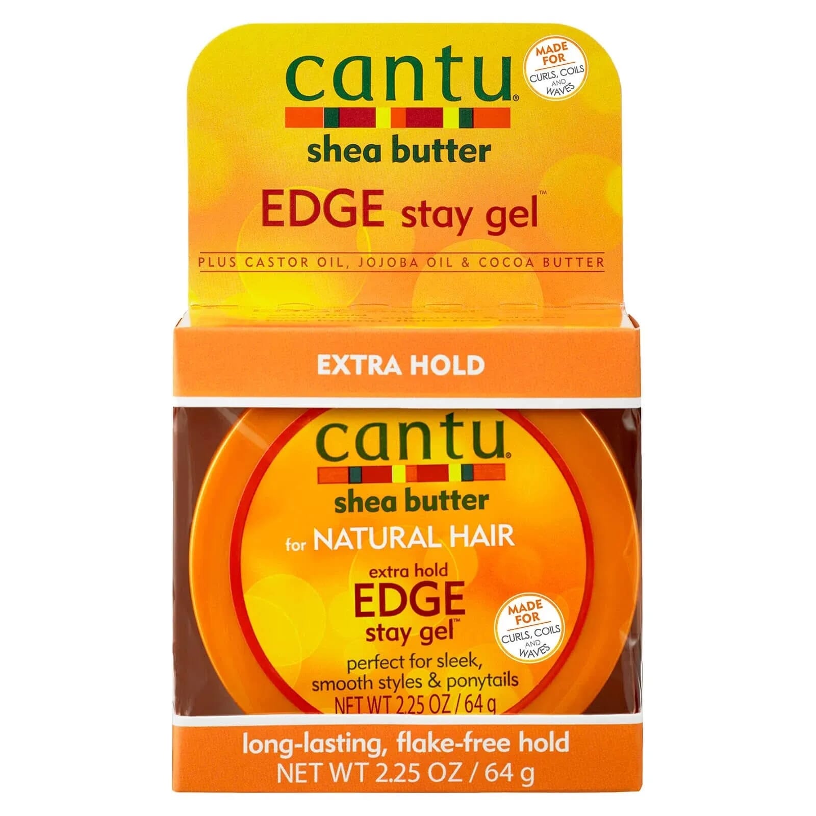 Shea Butter Natural Hair Edge Stay Gel 64g