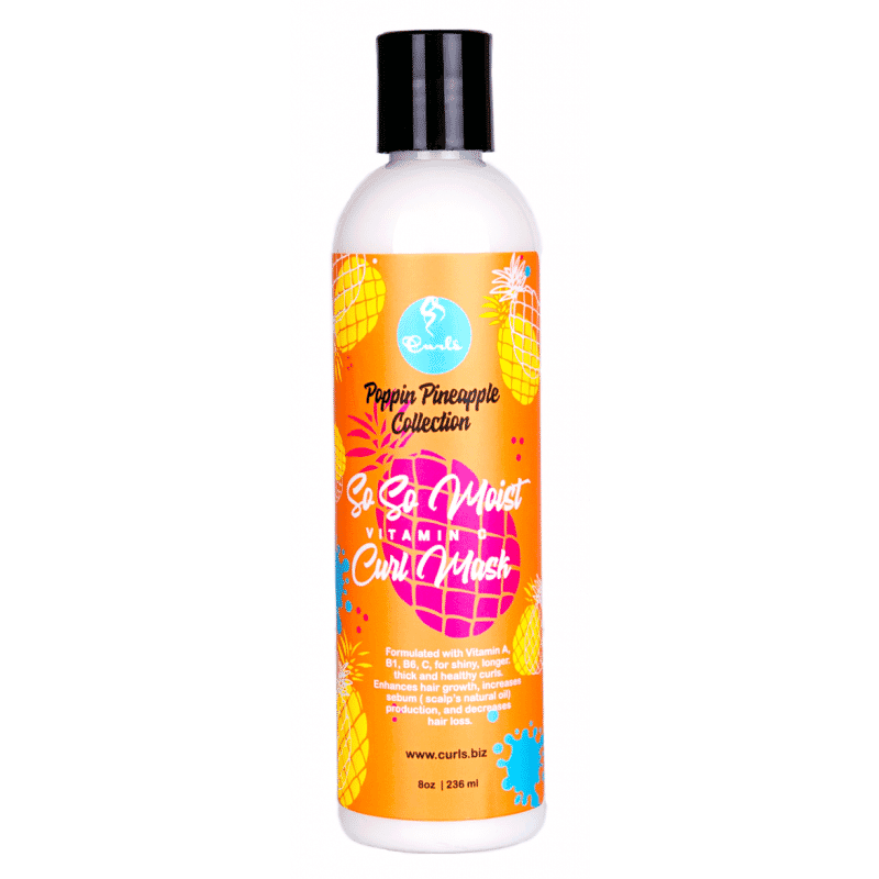 Poppin Pineapple Collection So So Moist Curl Mascarilla 236 ml