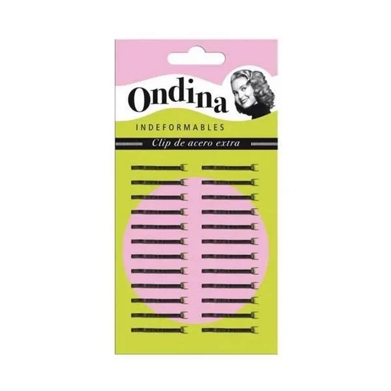 Carton 24 Miniclips 2.5 cm Negros 24 Uds
