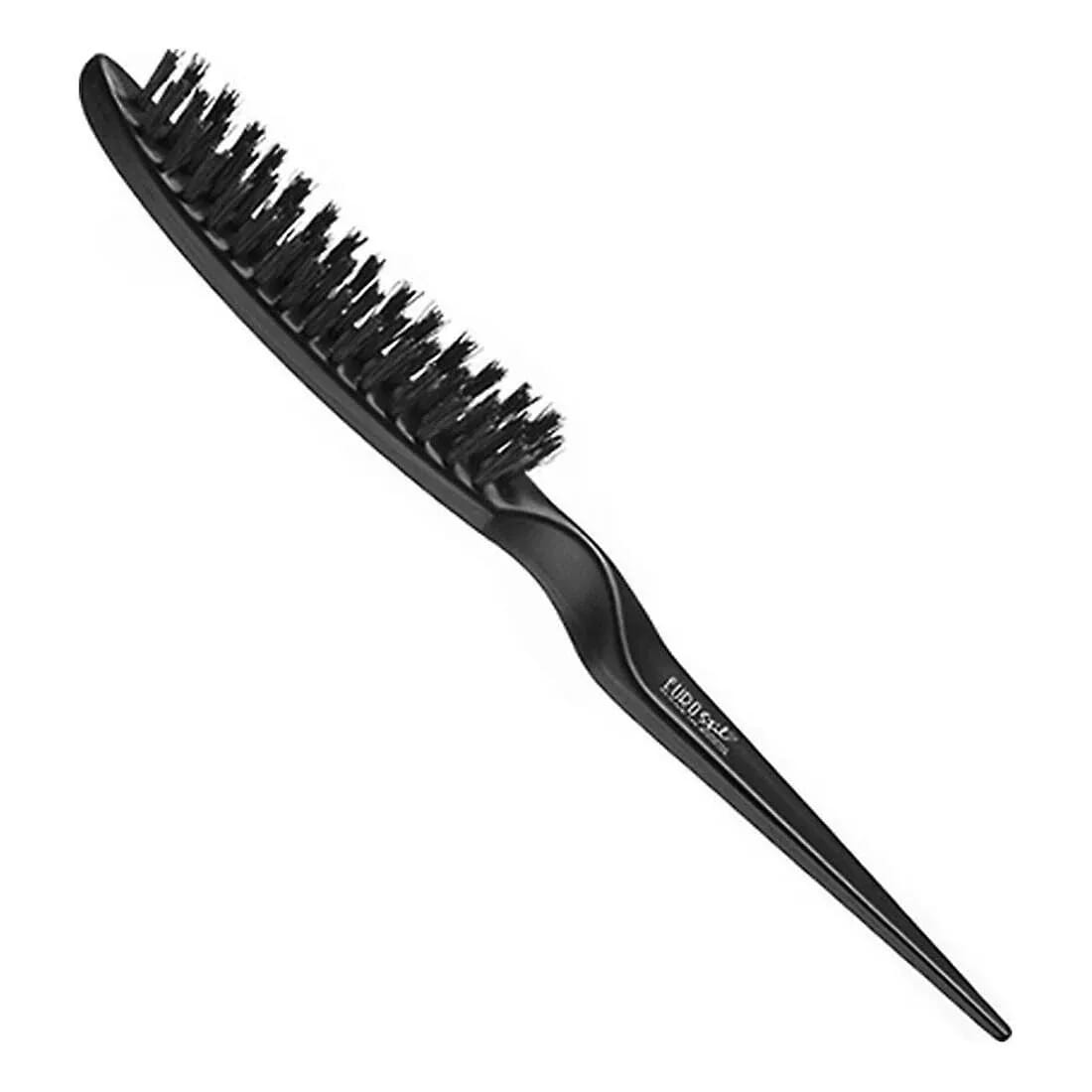 Cepillo Crepar Curvado Púas Jabali Negro