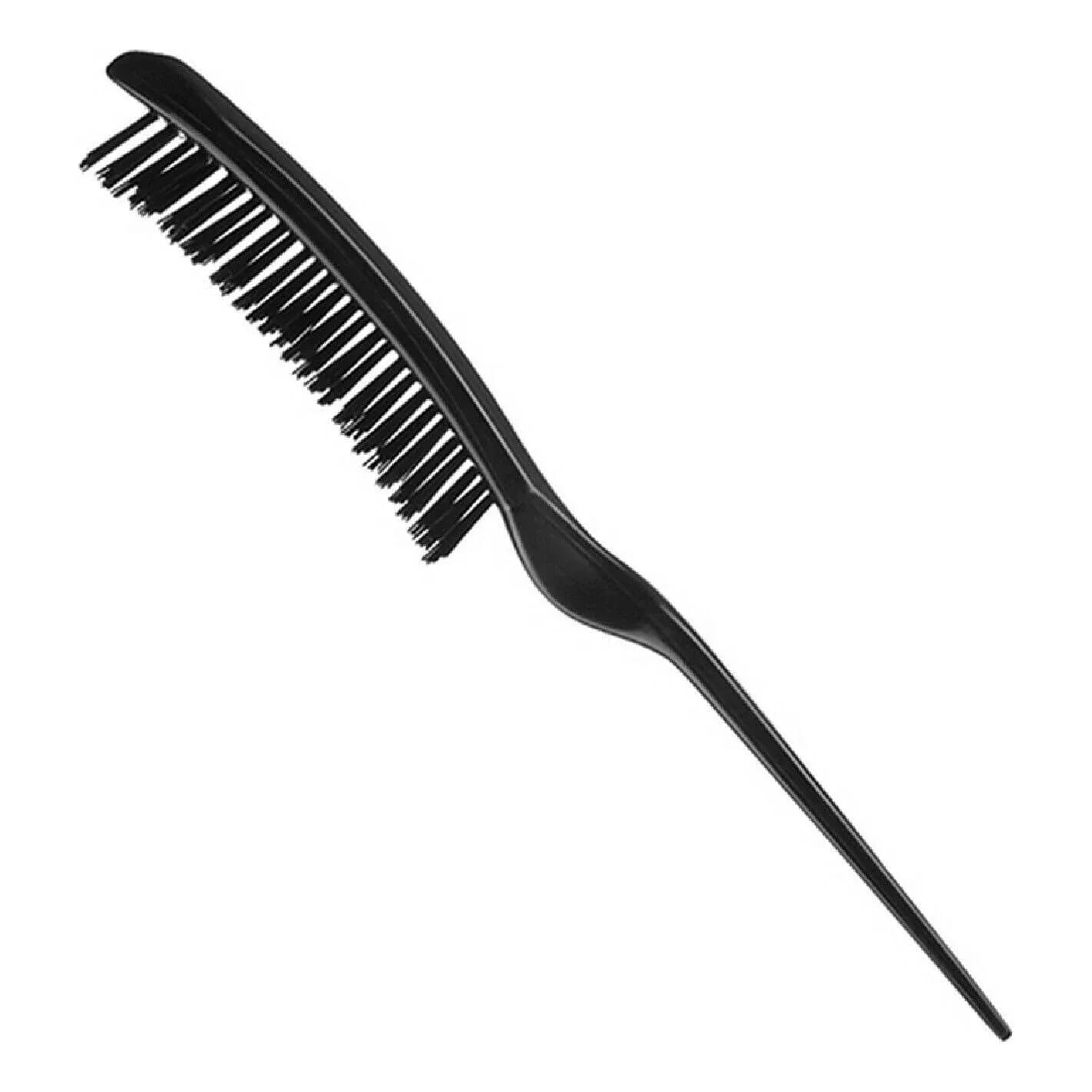 Cepillo Crepar Curvado Nylon Negro