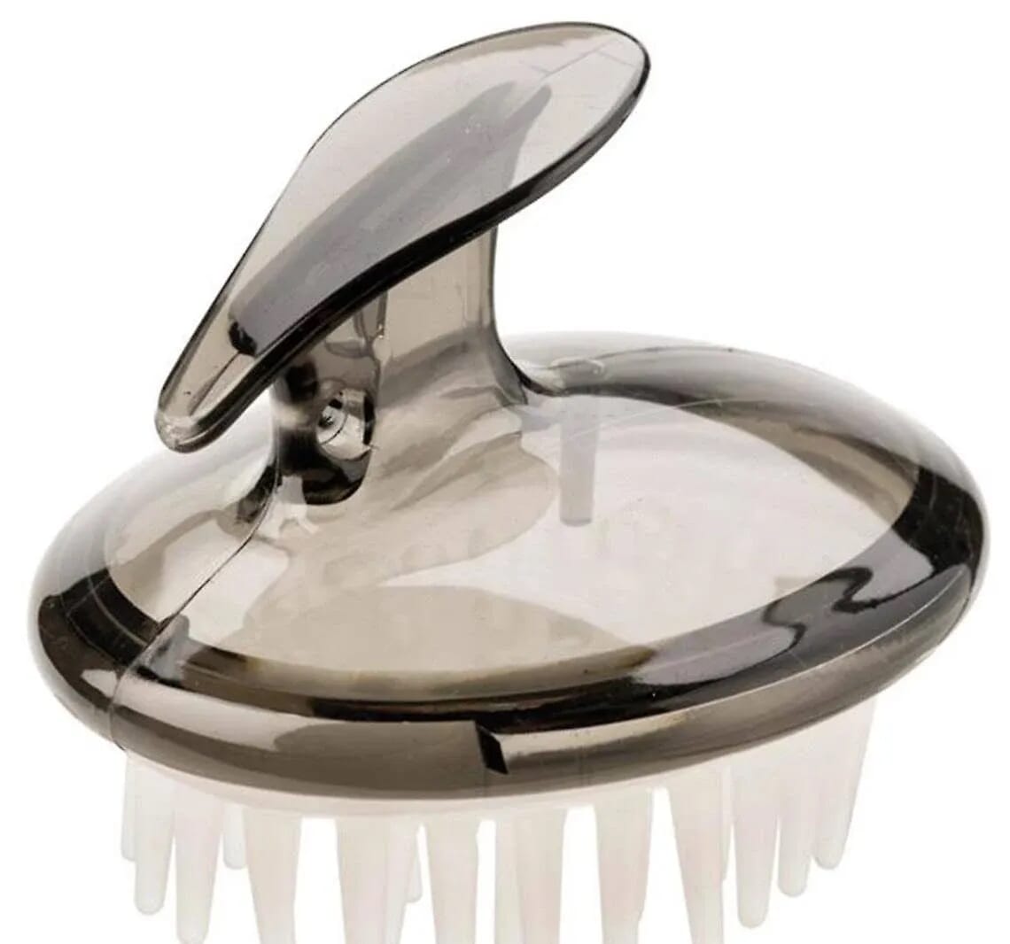 Brosse à picots en silicone de massage pour le cuir chevelu