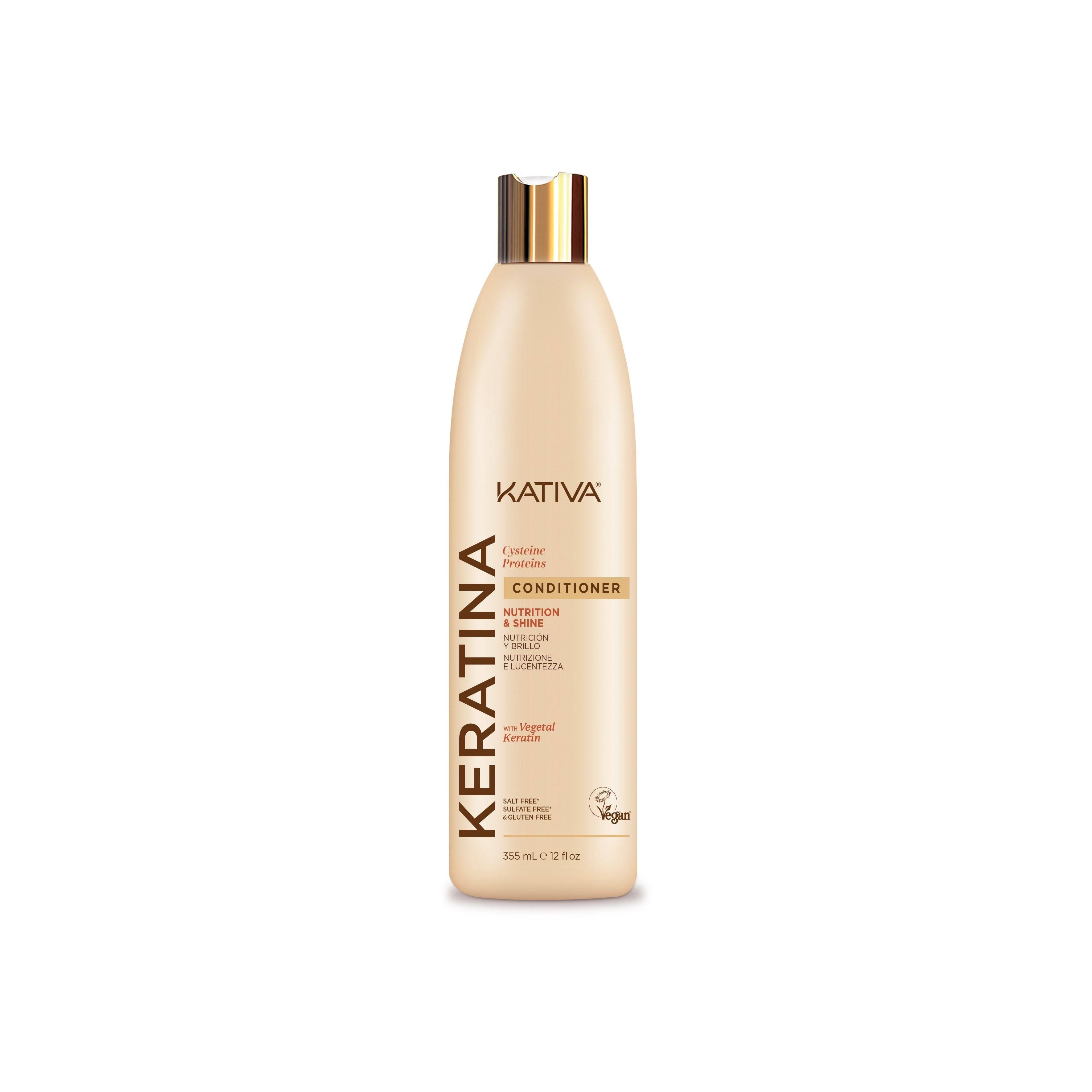 Keratina Cysteine Proteins Nutrition & Shine Acondicionador 355 ml