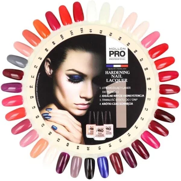 Color Palette Hardening Nail Lacquer