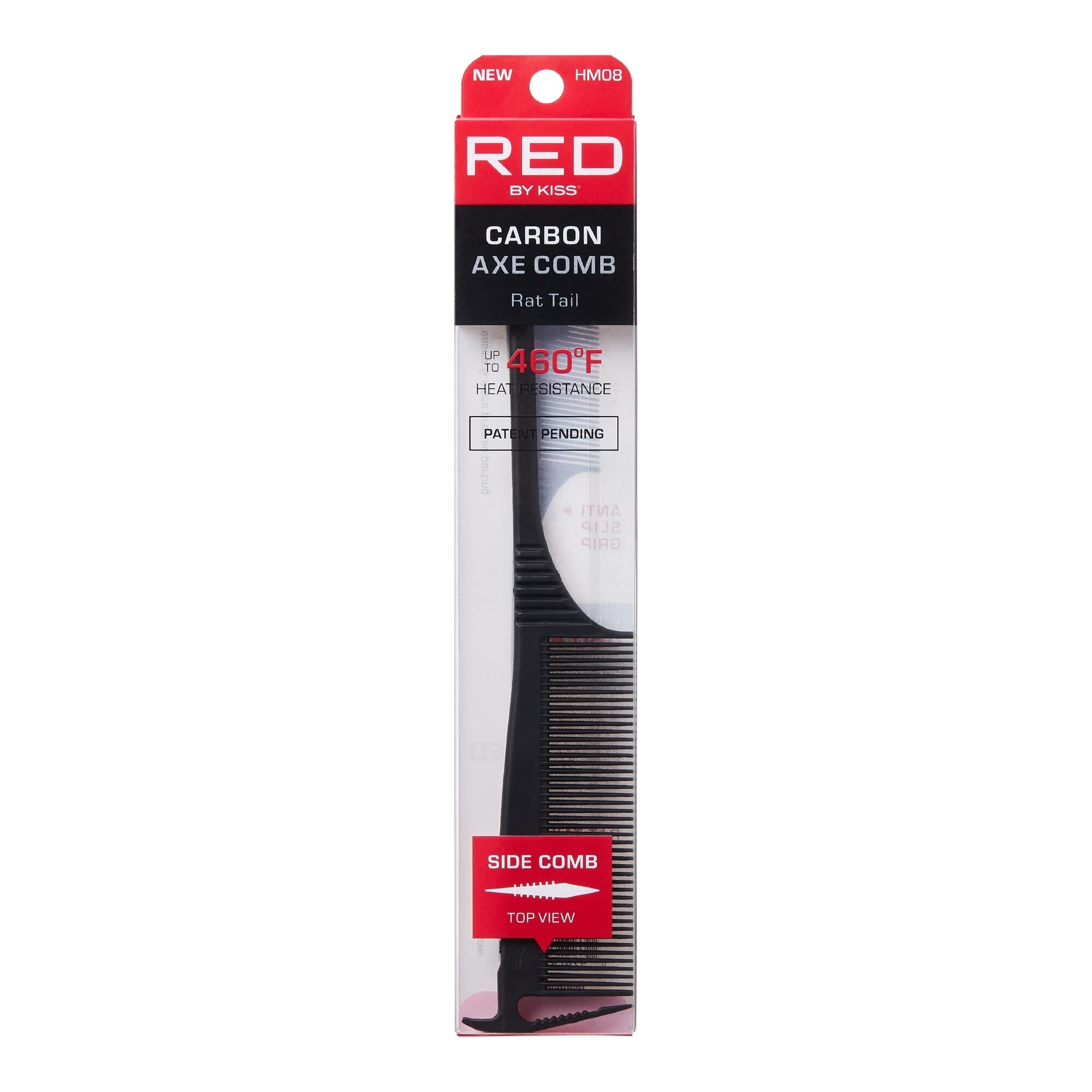 Carbon Axe Rat Tail Comb Peine