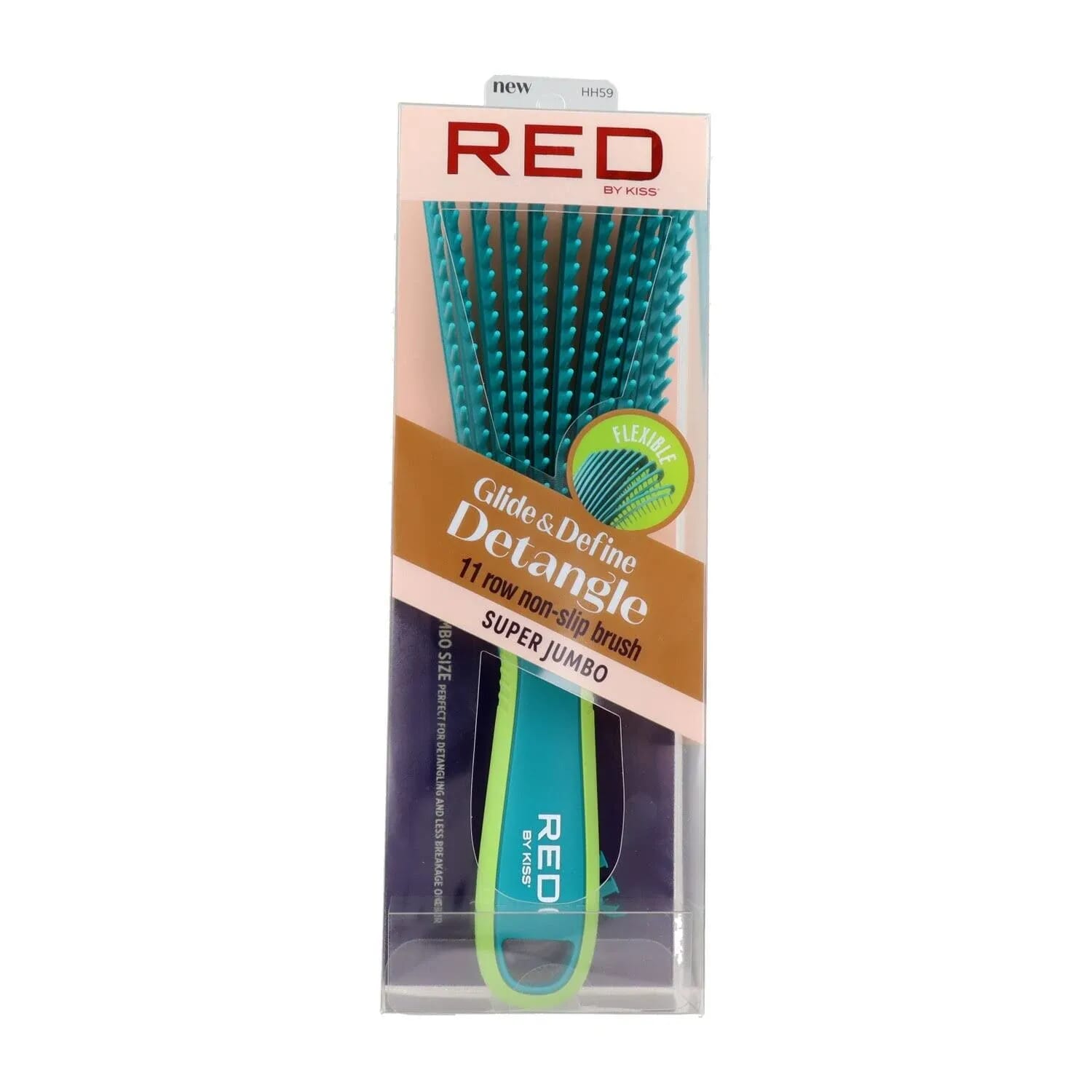Ez Glide Detangling Brush Jumbo Cepillo Azul