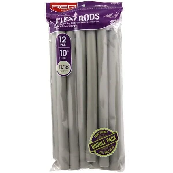 Flexi Rods 10" 11/16" Rouleaux Flexibles #Gris 12 Unités