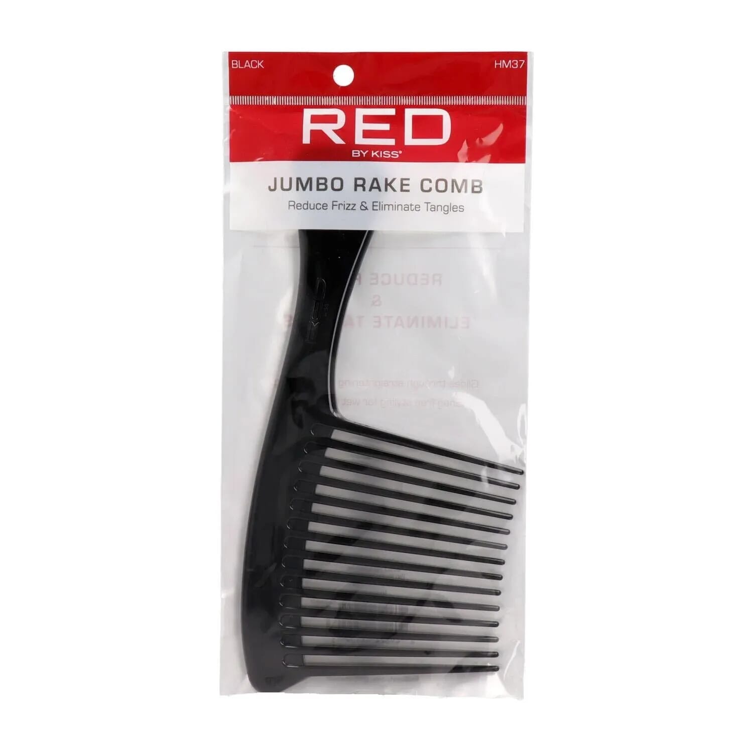 Jumbo Rake Comb Black Peine