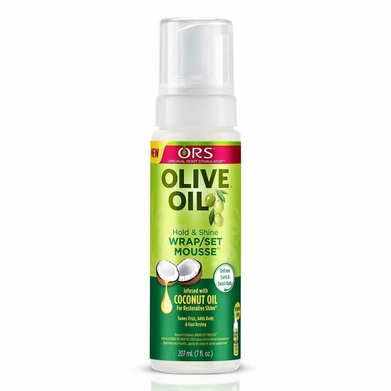 Olive Oil Mousse Hold & Shine 207 ml