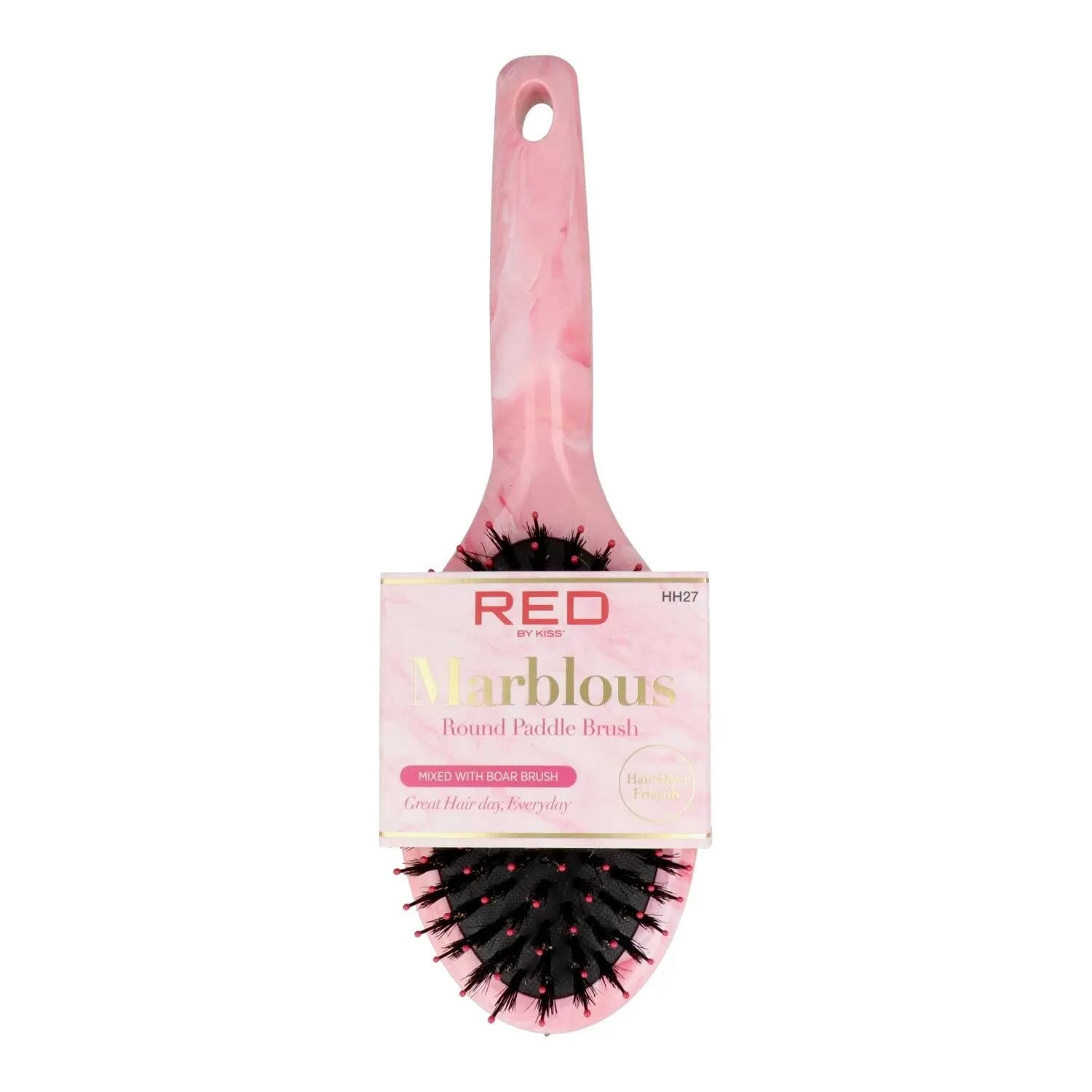 Marblous Boar Paddle Brush #Round