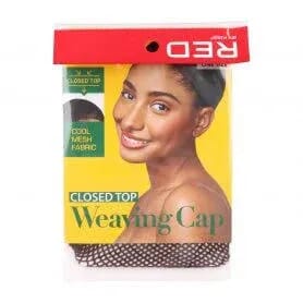 Mesh Weaving Cap Closed Top #Dark Brown