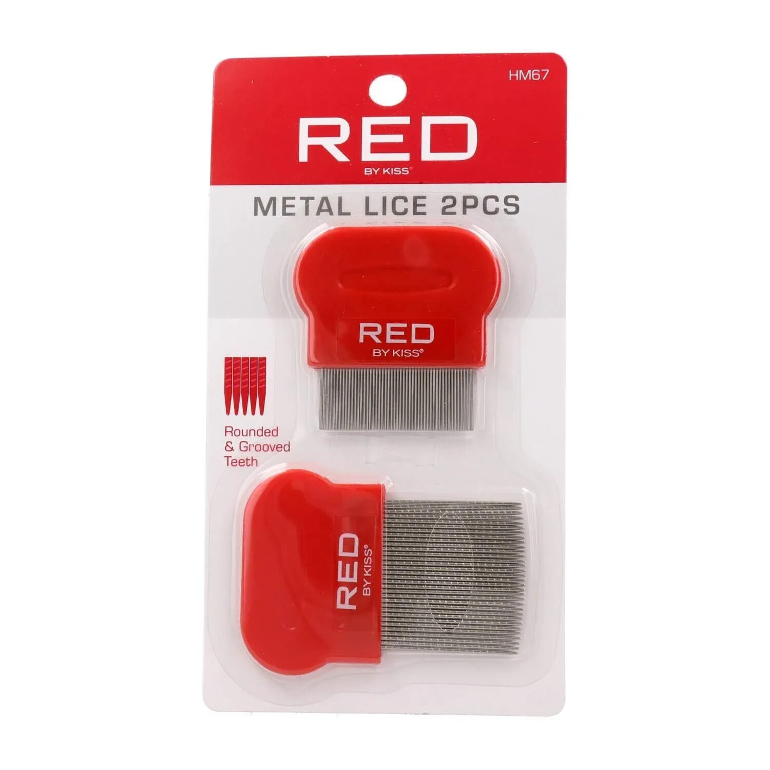 Metal Lice Comb Peineta Aluminio 2 Uds