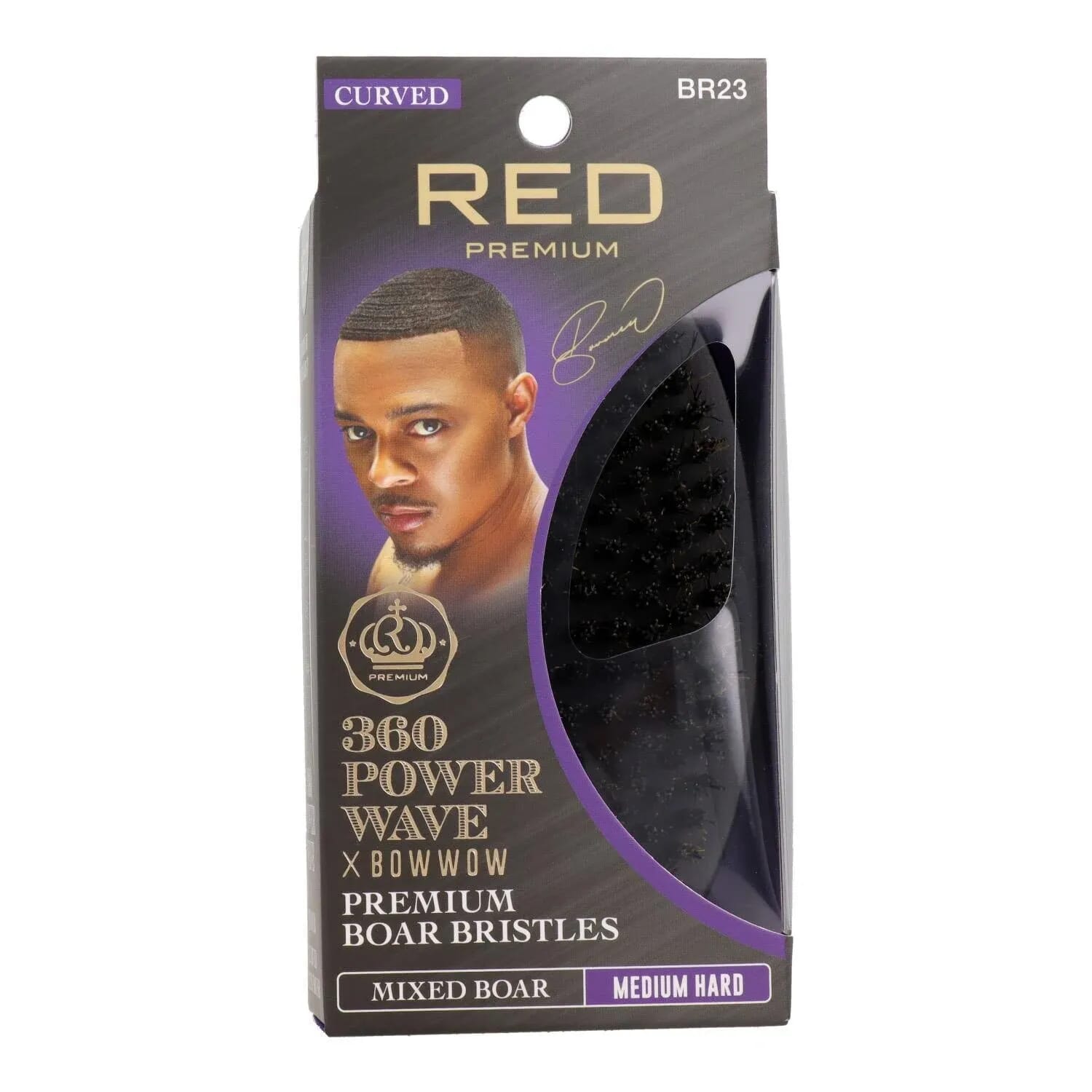 Power Wave Palm Boar Brush Medium Hard