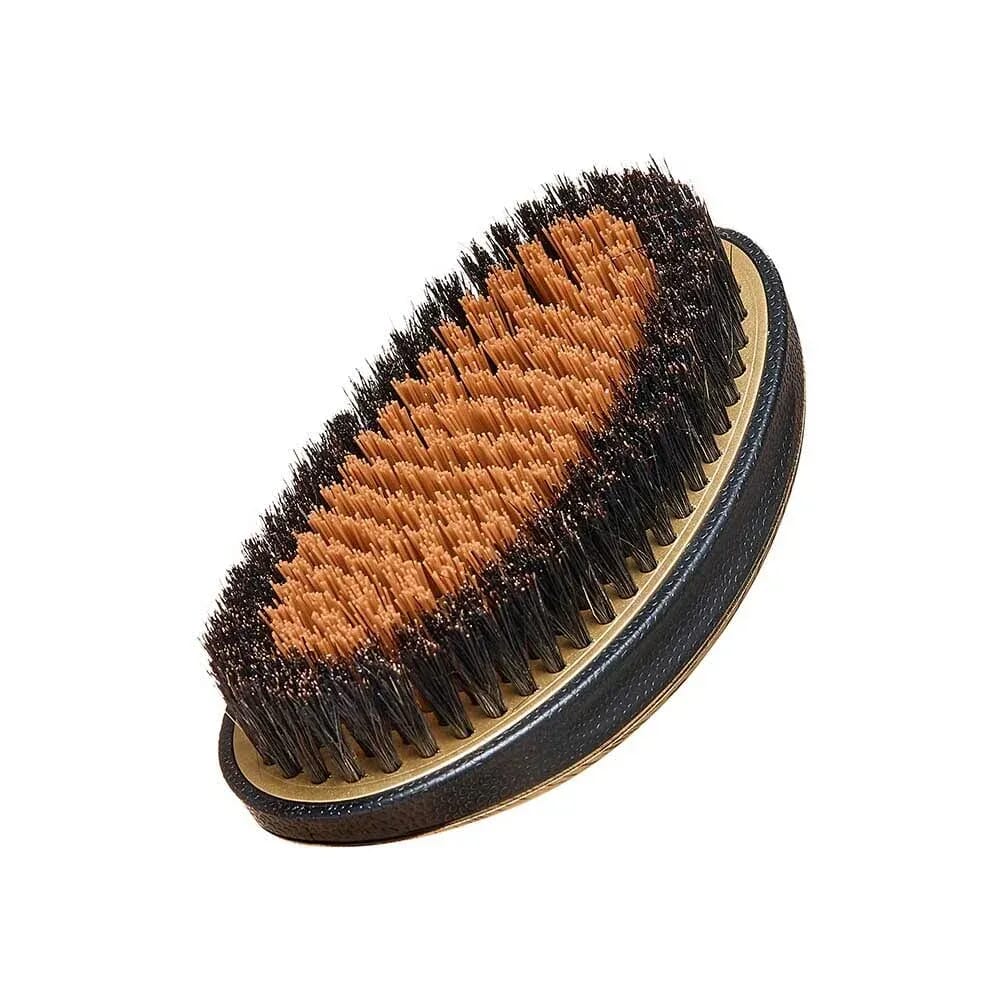 Premium Mixed Boar Brush Metallic Gold Pa