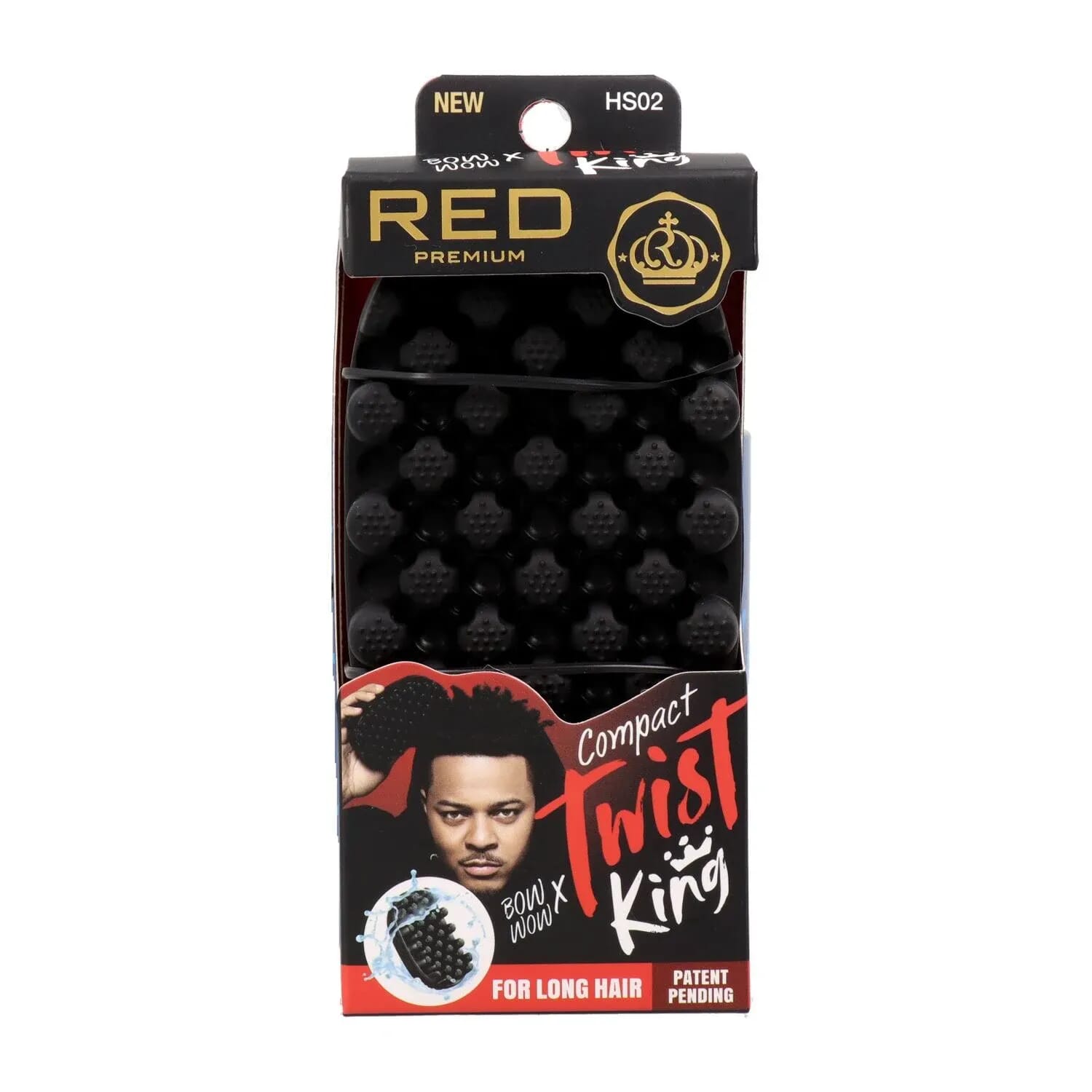 Premium Twist King Medium Curved Cepillo Goma