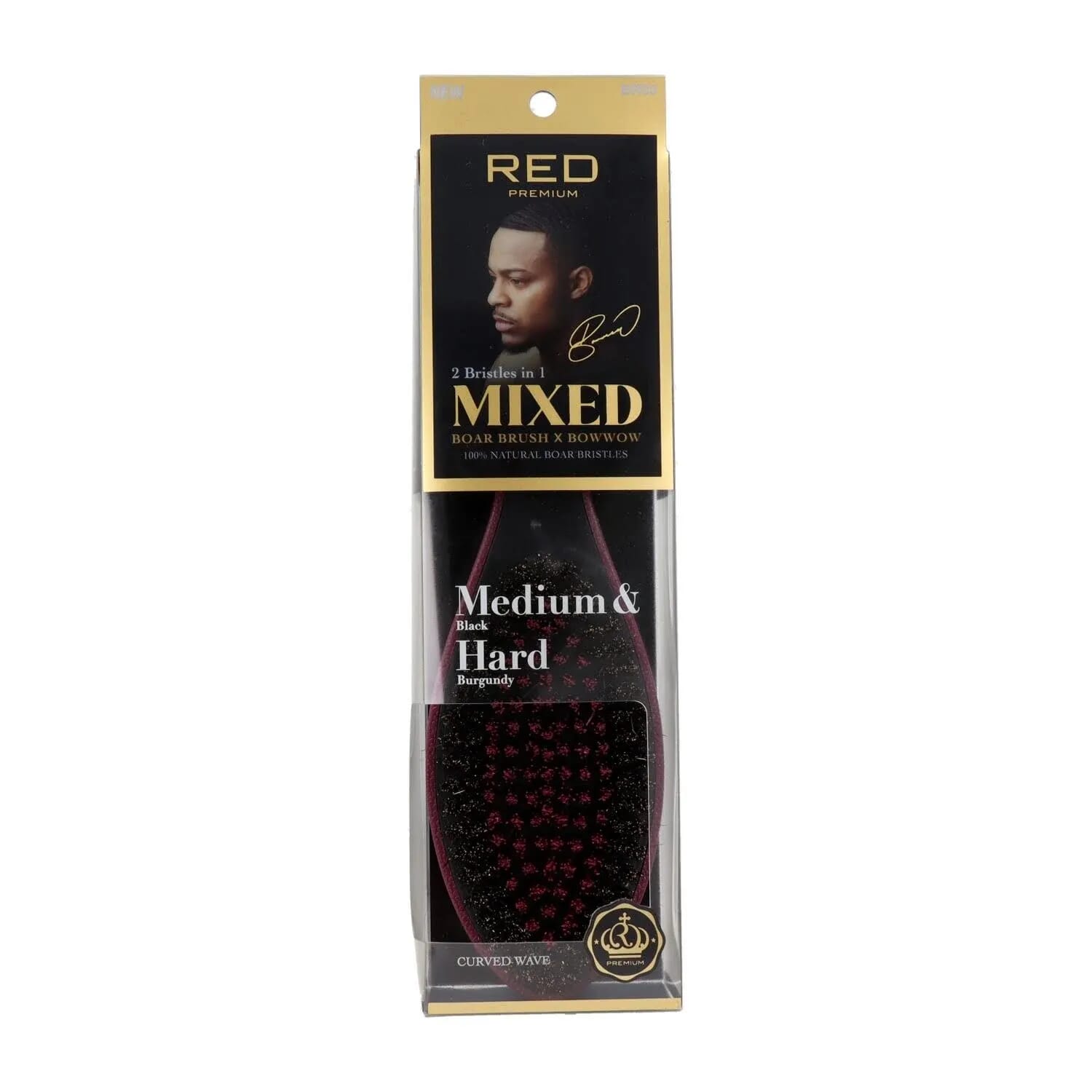 Rpm Medium Hard Mixed Wave Boar Brush Cepillo