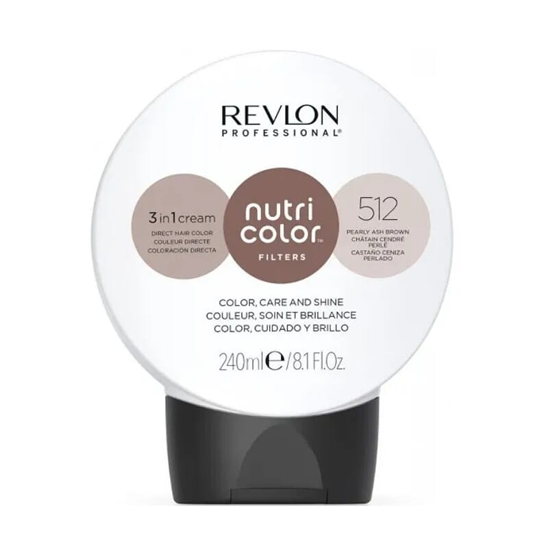 Nutri Color Filters #512 - Castaño Ceniza Perlado 240 ml de Revlon