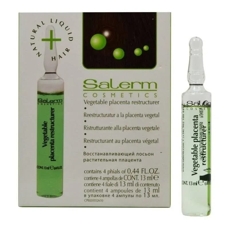 Ampollas Reestructurante Placenta Natural 4 Uds