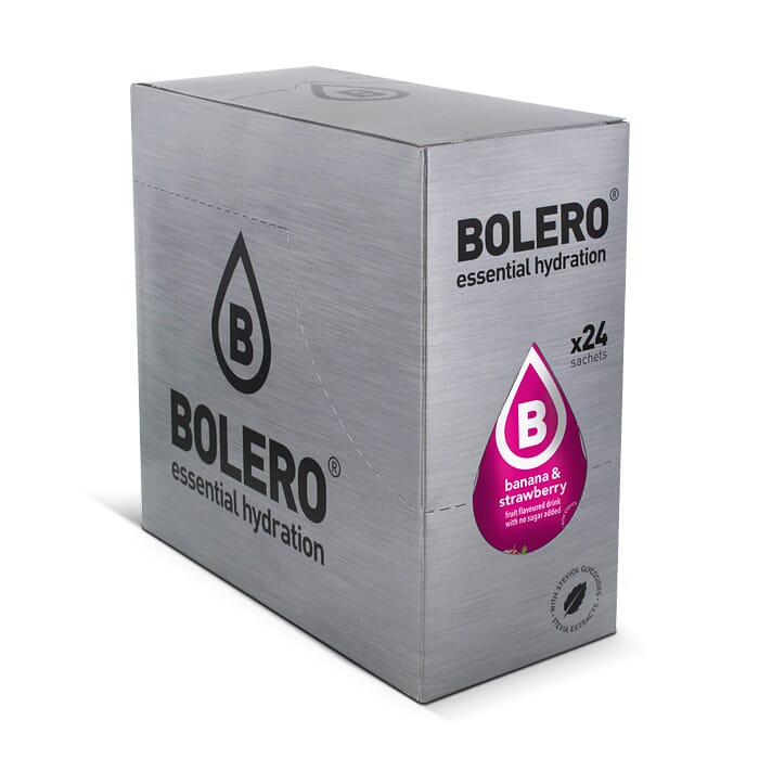 BOLERO PLATANO & FRESA (CON STEVIA) 24 Sobres de 9g 