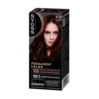 Syoss Coloração Permanente 4.2 Castanho Avermelhado