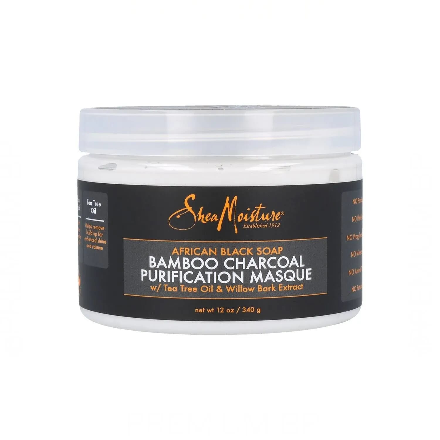 Shea Moisture African Black Soap Bamboo Charcoal Mascarilla 340g