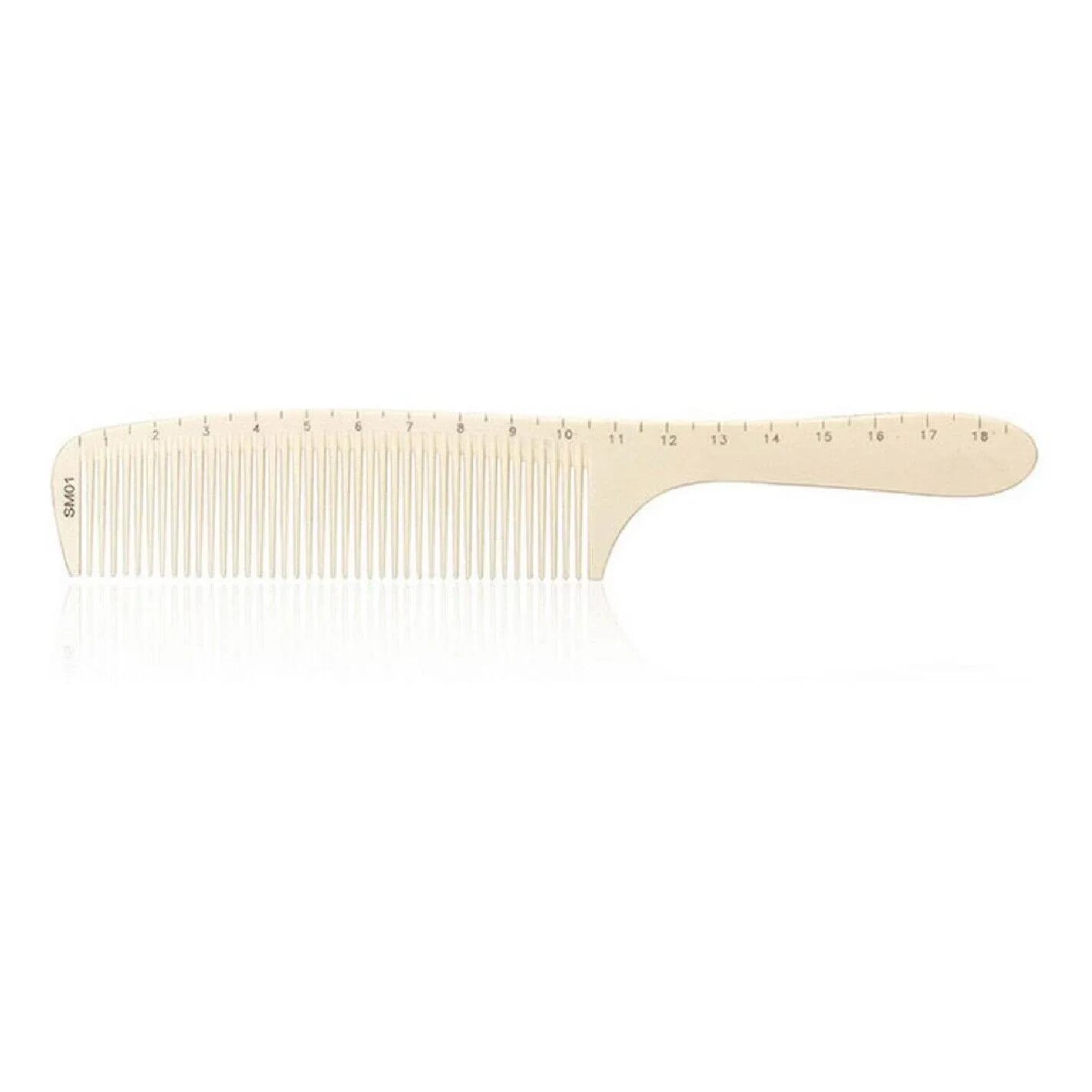 Pro Peine Corte Mango Con Centimetro 19,5 cm