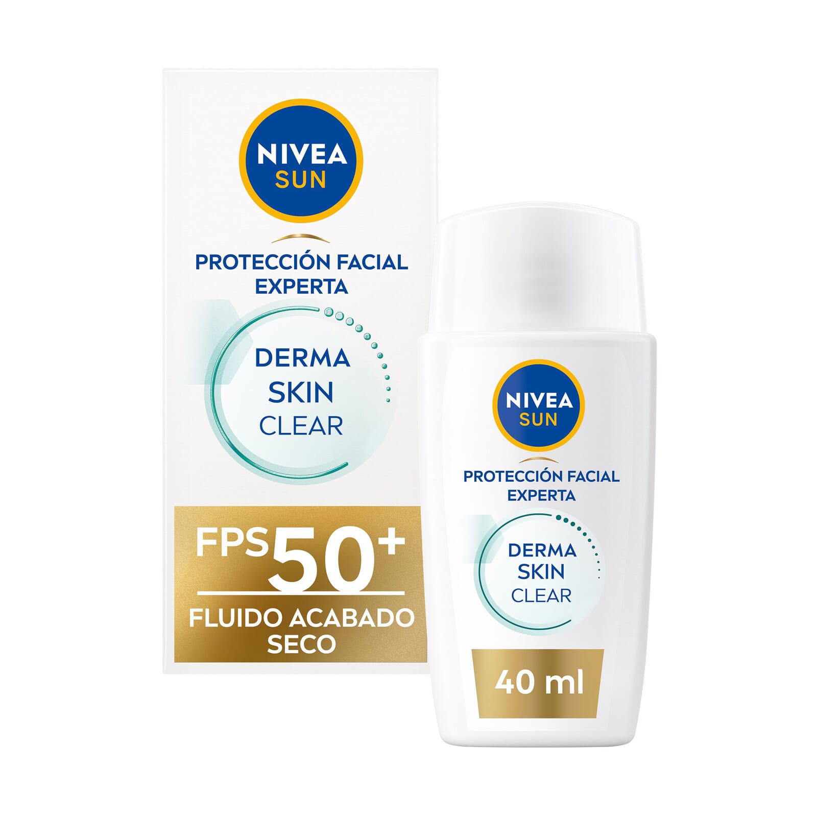Fluido Facial Derma Skin Clear SPF50+ 40 ml