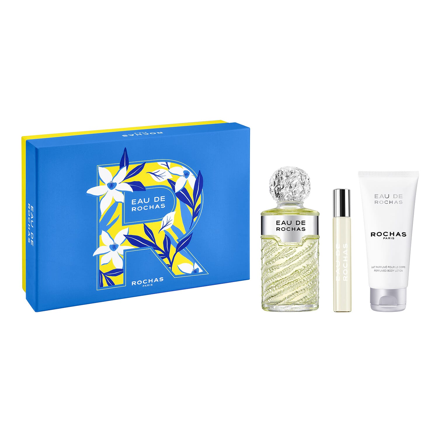 Eau De Rochas EDT 100 ml + EDT Mini 10 ml + Body Lotion 100 ml Lote