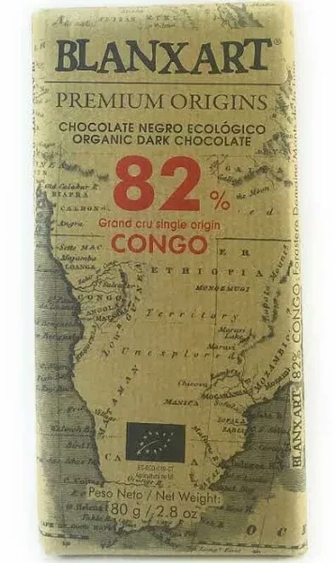 Chocolate Negro  82% Congo Eco 80g