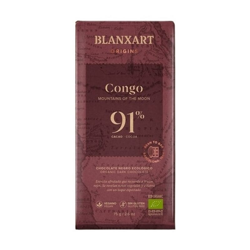 Chocolate Negro  91% Congo Eco 80g