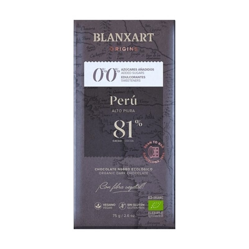Chocolate Peru 81% Saase Eco 80g