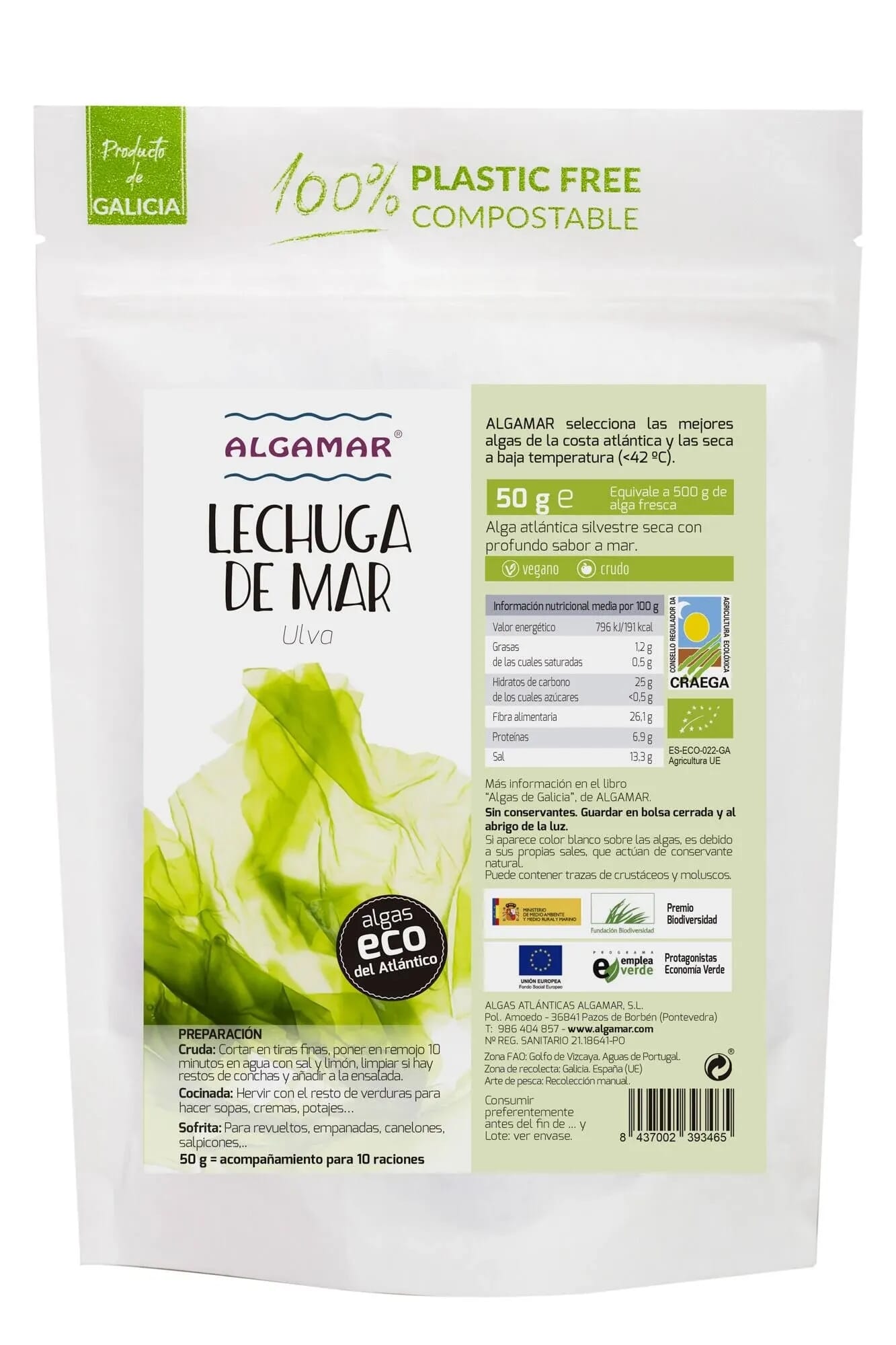 Alga Lechuga Mar 50g