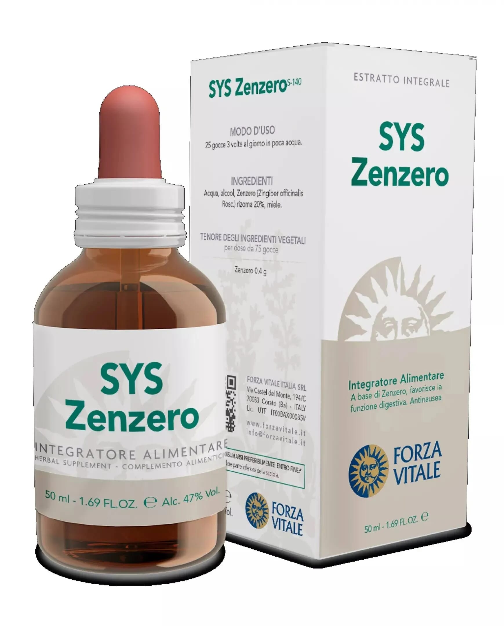 Sys Zenzero 50 ml de Forza Vita