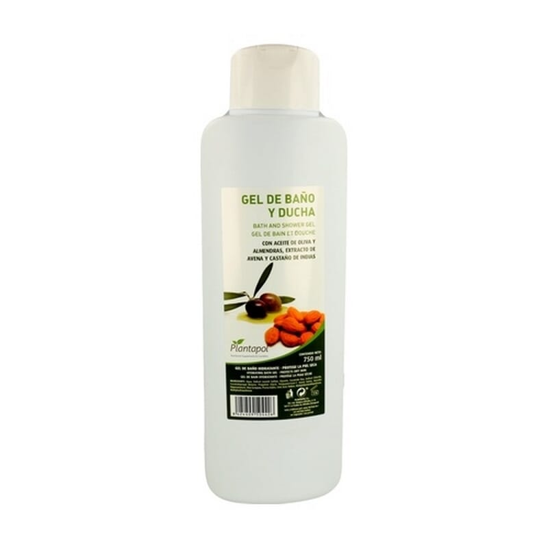 Gel Douche Huile d'Olive Amandes Plantapol 750 ml