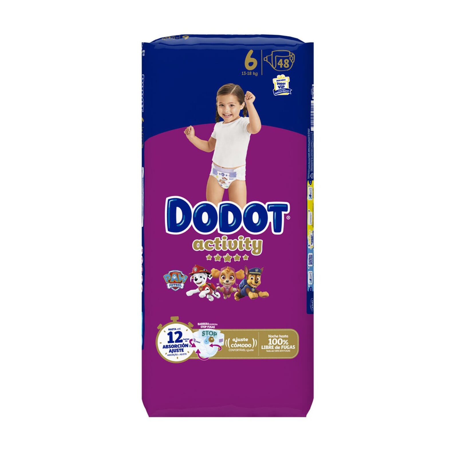 Dodot Activity T-6 48 Uds