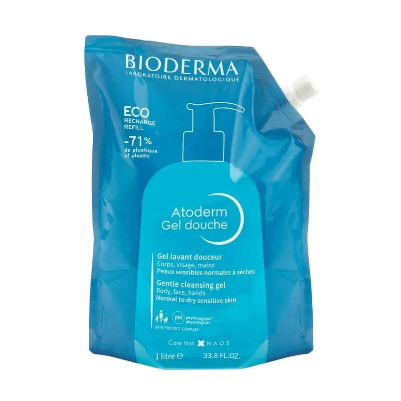 Atoderm Duschgel Eco-Nachfüllpackung 1 L
