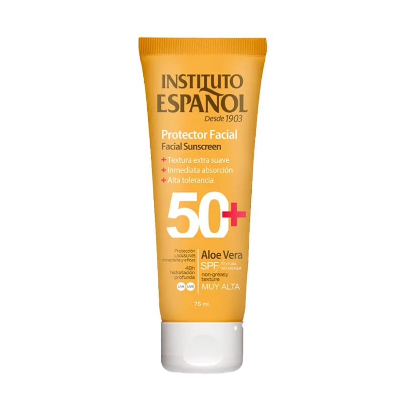 Protector Solar Facial Aloe Vera SPF50+ 75 ml