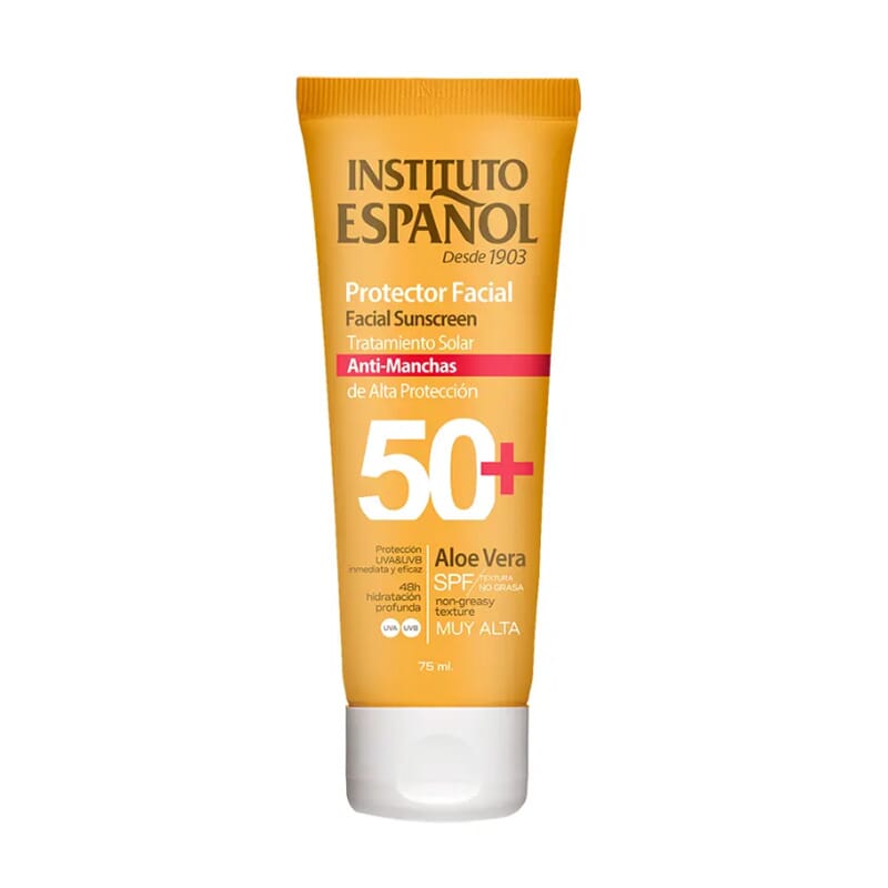 Protector Solar Facial Antimanchas Aloe Vera SPF50+ 75 ml