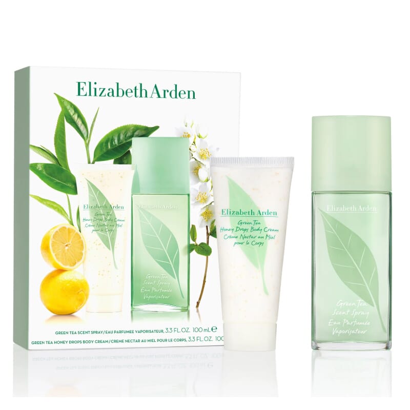 Green Tea Scent Eau Parfumée 100 ml + Honey Drops Cream 100 ml Lote