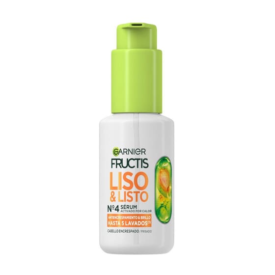 Garnier Fructis Liso Acondicionador Alisador Liso Listo Sérum