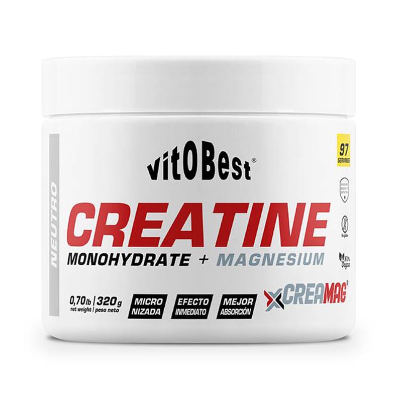 Creatine Monohydrate + Magnesium 320g de Vitobest