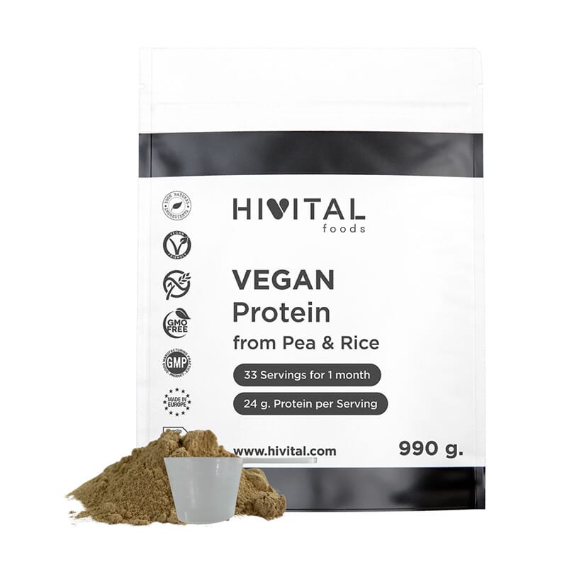 Vegan Protein From Pea Rice 990g