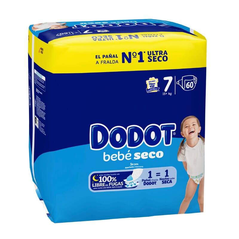 Dodot Bebé Seco T-7 60 Uds