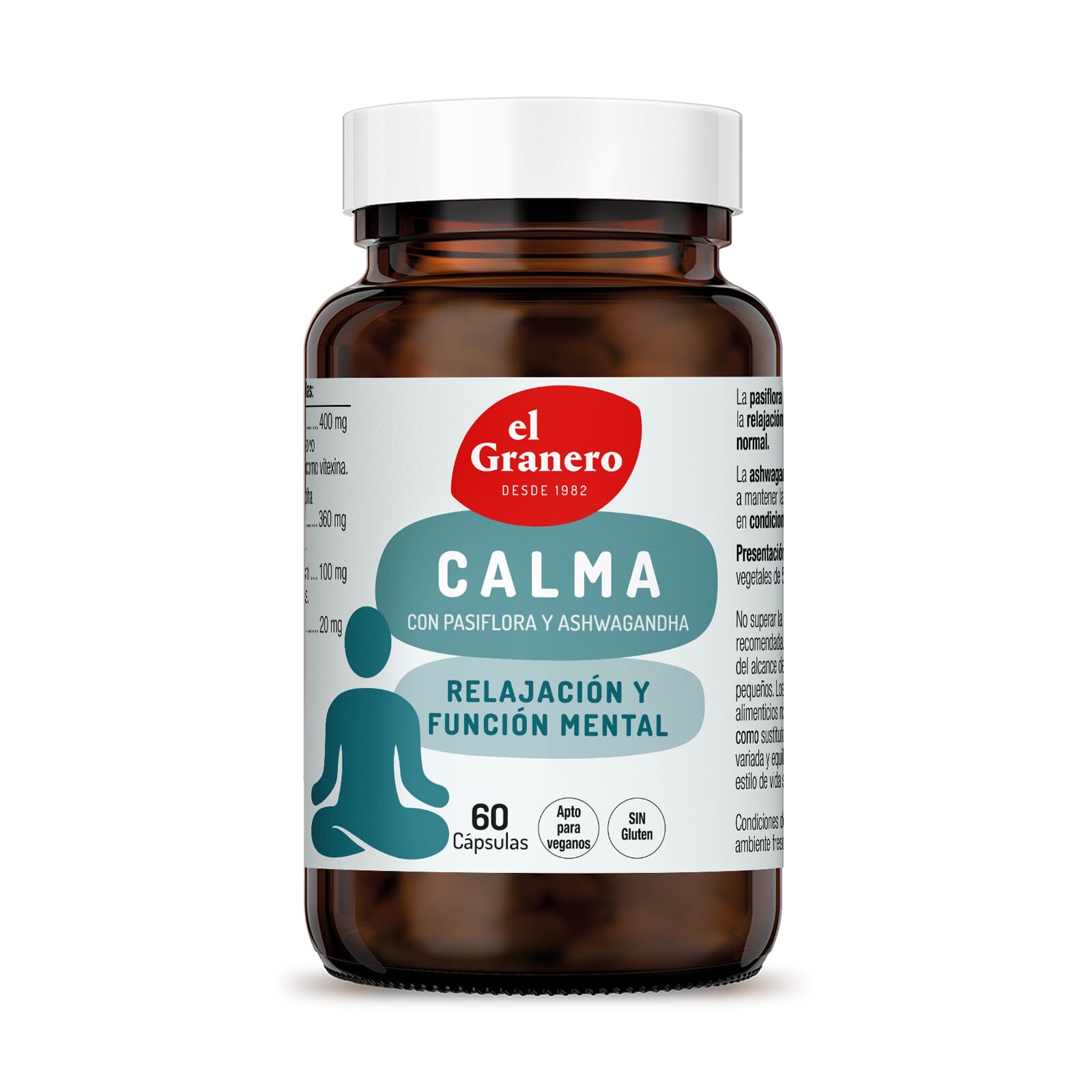 Calma 60 Caps de El Granero Integral